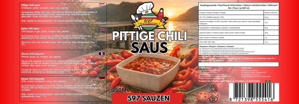 Pittige Chilli Saus