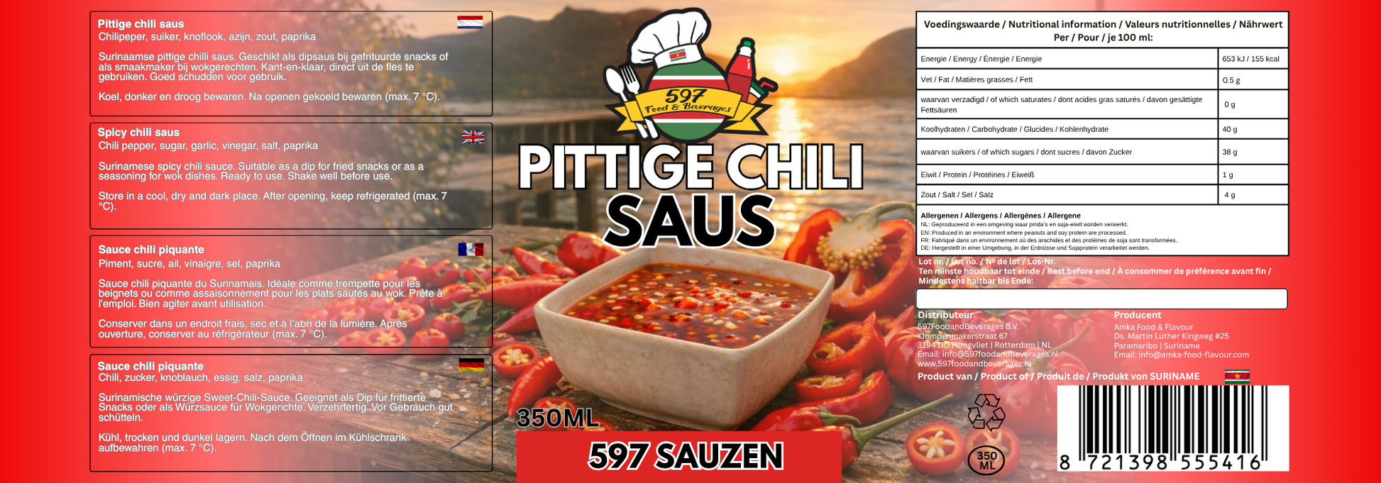 Pittige Chilli Saus
