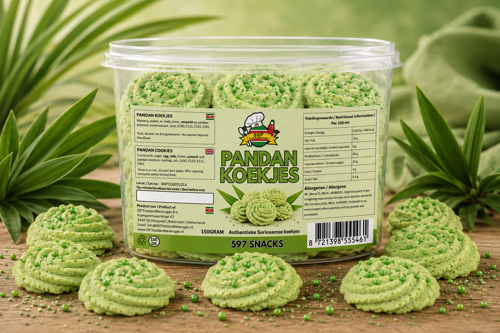 Pandan koekjes