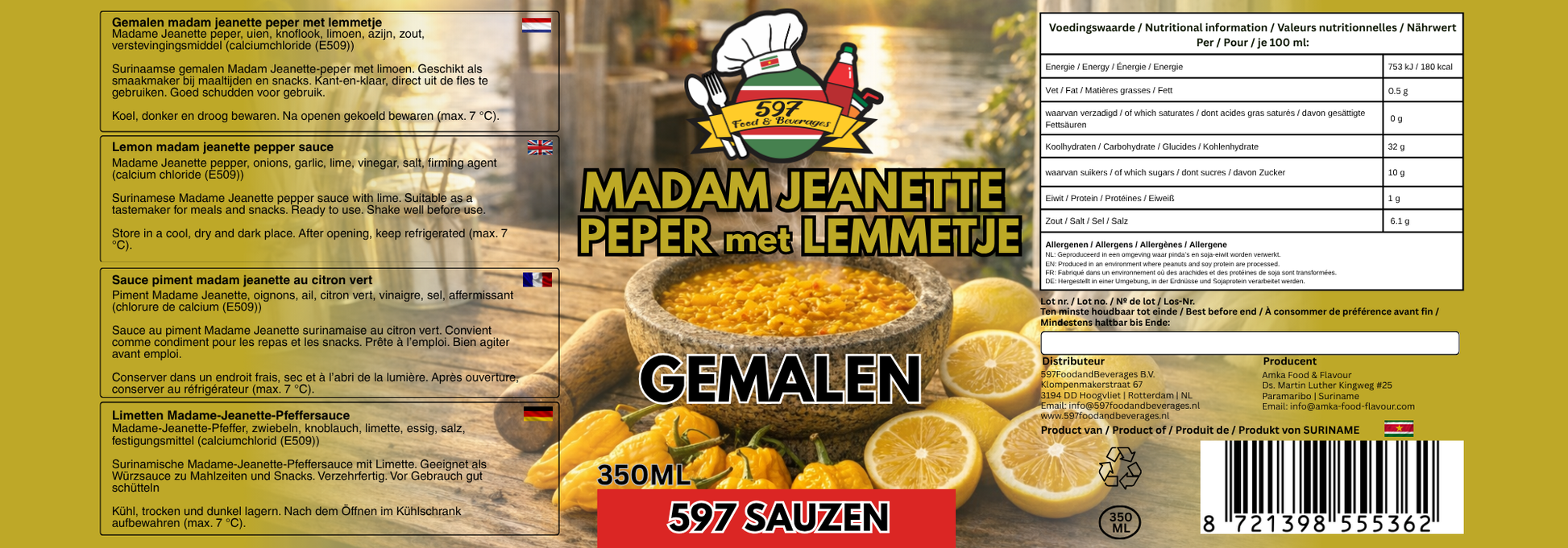 Madam Jeanette Peper met Lemmetje