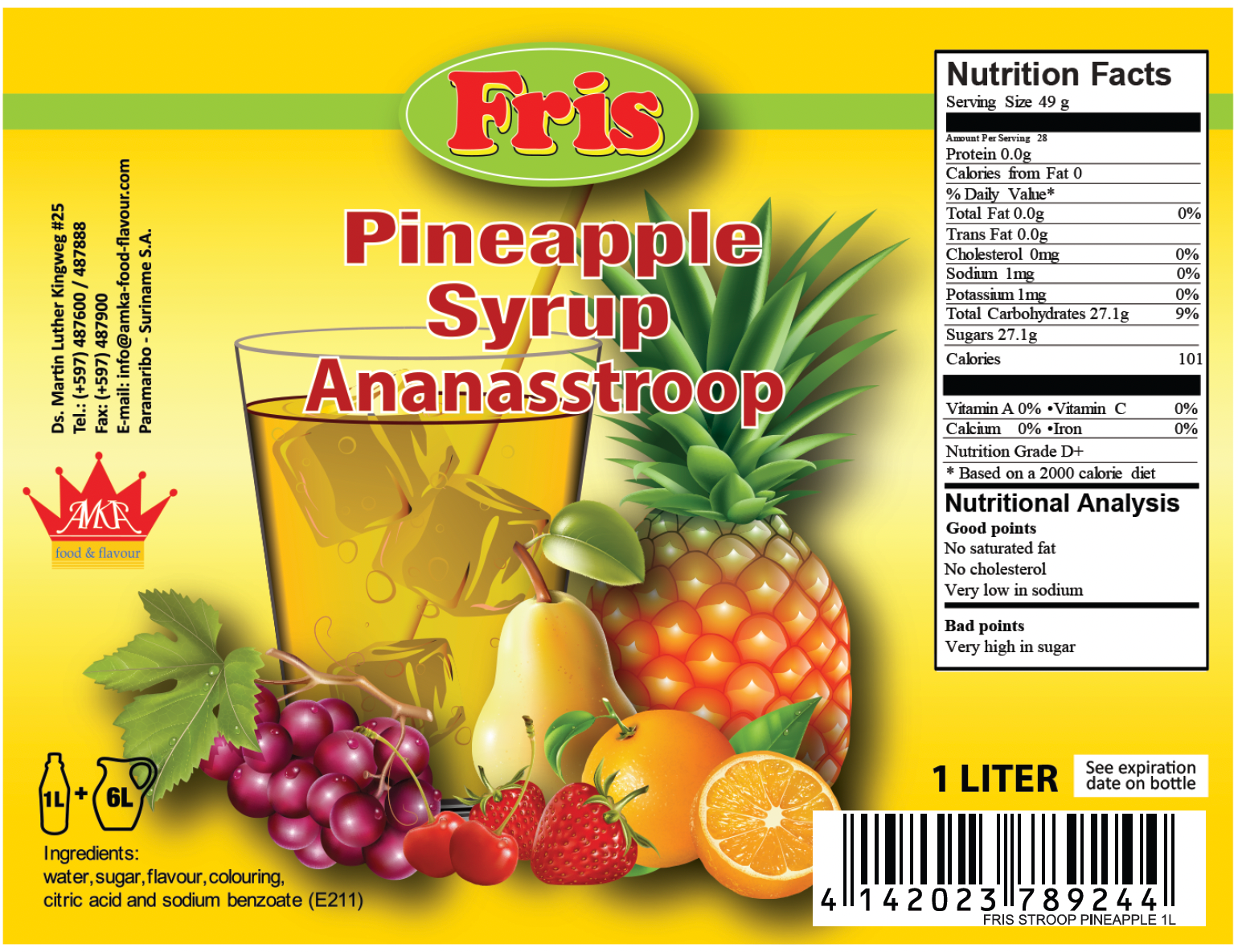 Fris - Ananas Stroop