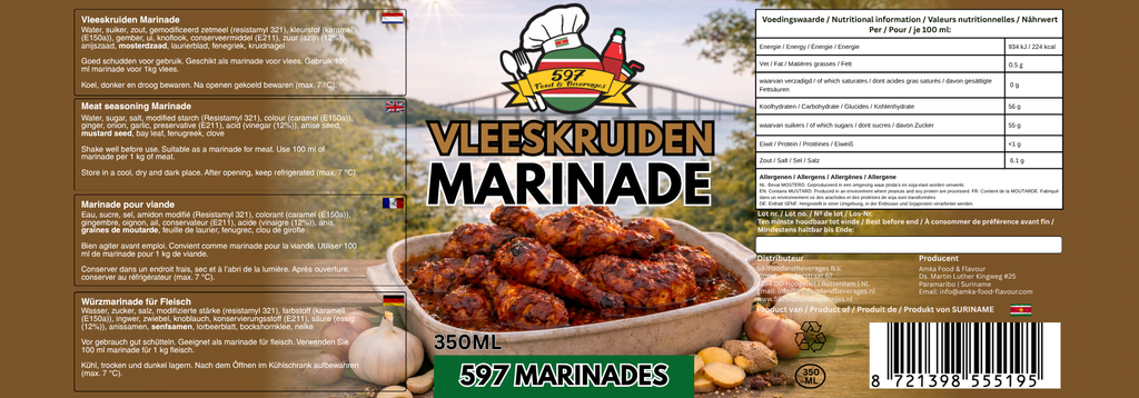 Vlees kruiden Marinade