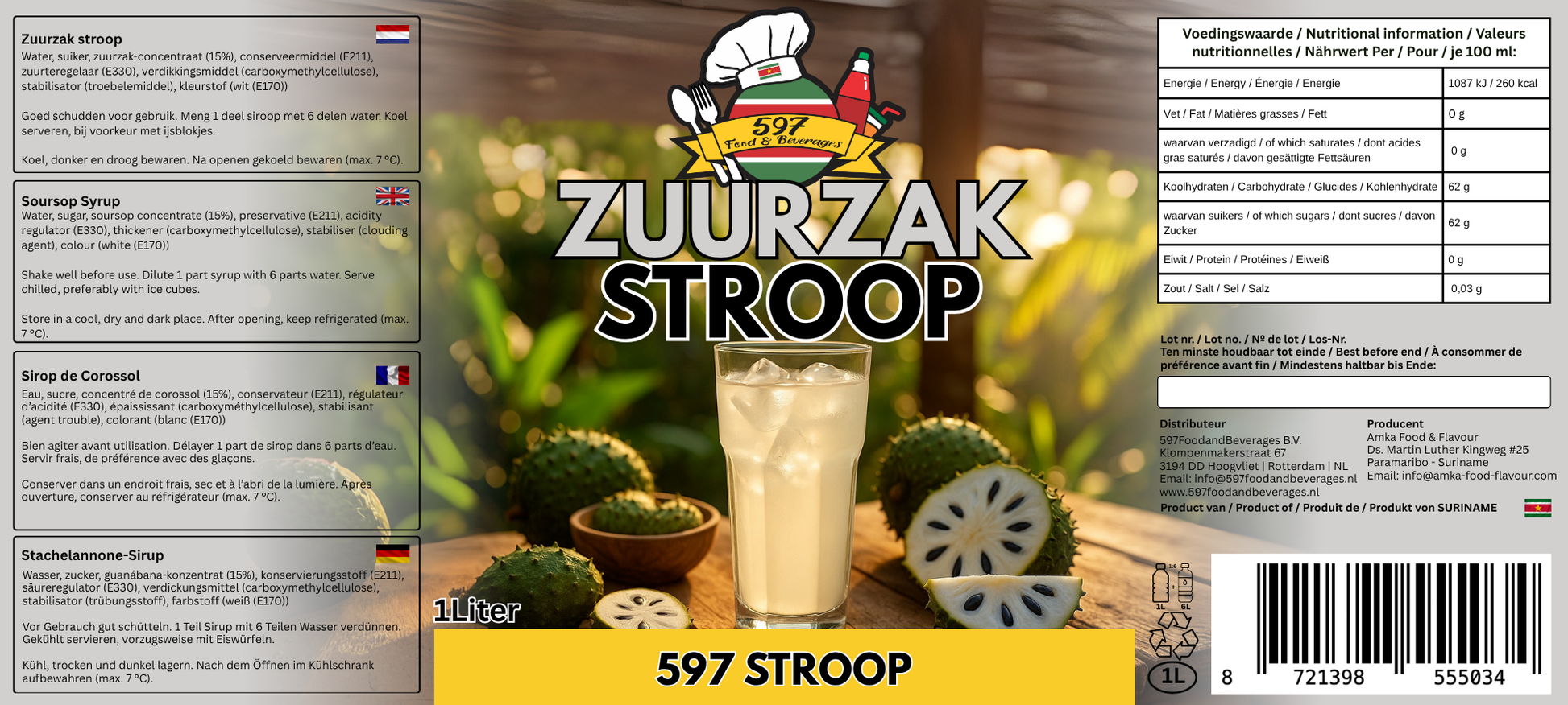 597Stroop - Zuurzak Stroop